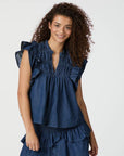 Jayla Denim Top