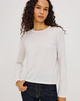 Cotton Cashmere Long Sleeve Tee