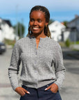 Cardigan kabelstrikk
