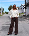 Cardigan kabelstrikk