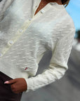 Cardigan kabelstrikk