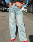 Drew Barrel Panel Jeans