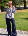Gemma Tie Stripe Shirt