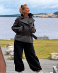 Leather Trench Jacket