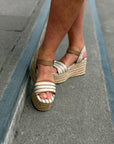 Platform Wedge Breton Stripes