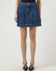YASSalino HW Denim Skirt