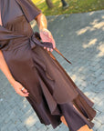 YASThea 2/4 Midi Wrap Dress