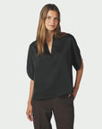 Anelle Heavy Sateen Blouse