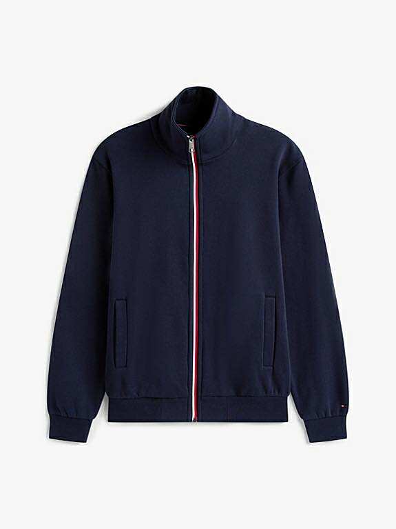 Global Stripe Zip Through