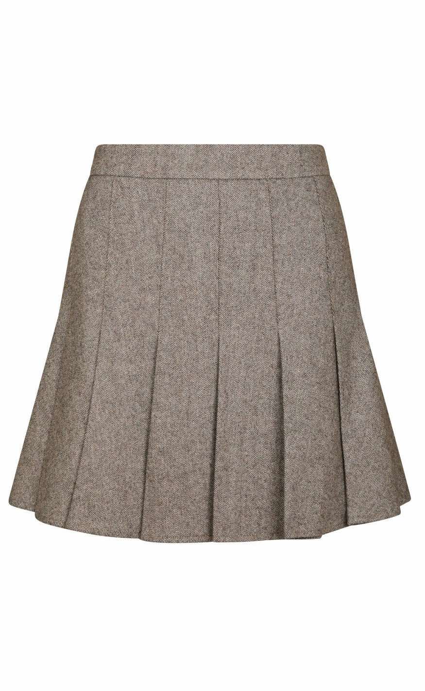 Laurina Herringbone Skirt