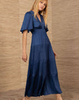 Angie Solid Dress Long
