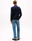 Classic Cotton Cable Zip Mock