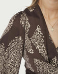 Rista Paisley Drop Blouse