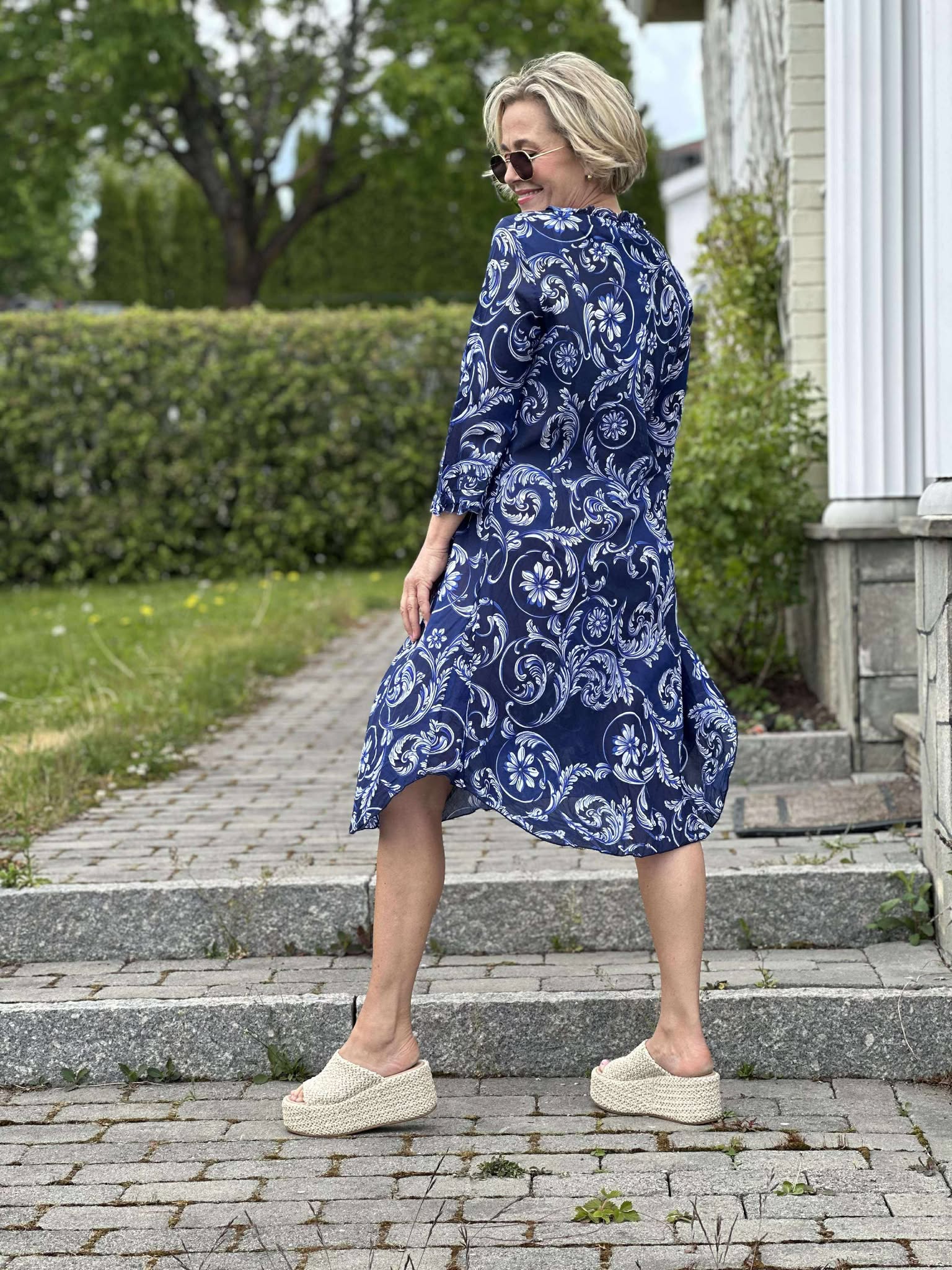 Beco Navy Middy Poppy