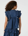 Jayla Denim Top