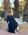Meghan Solid Long Dress