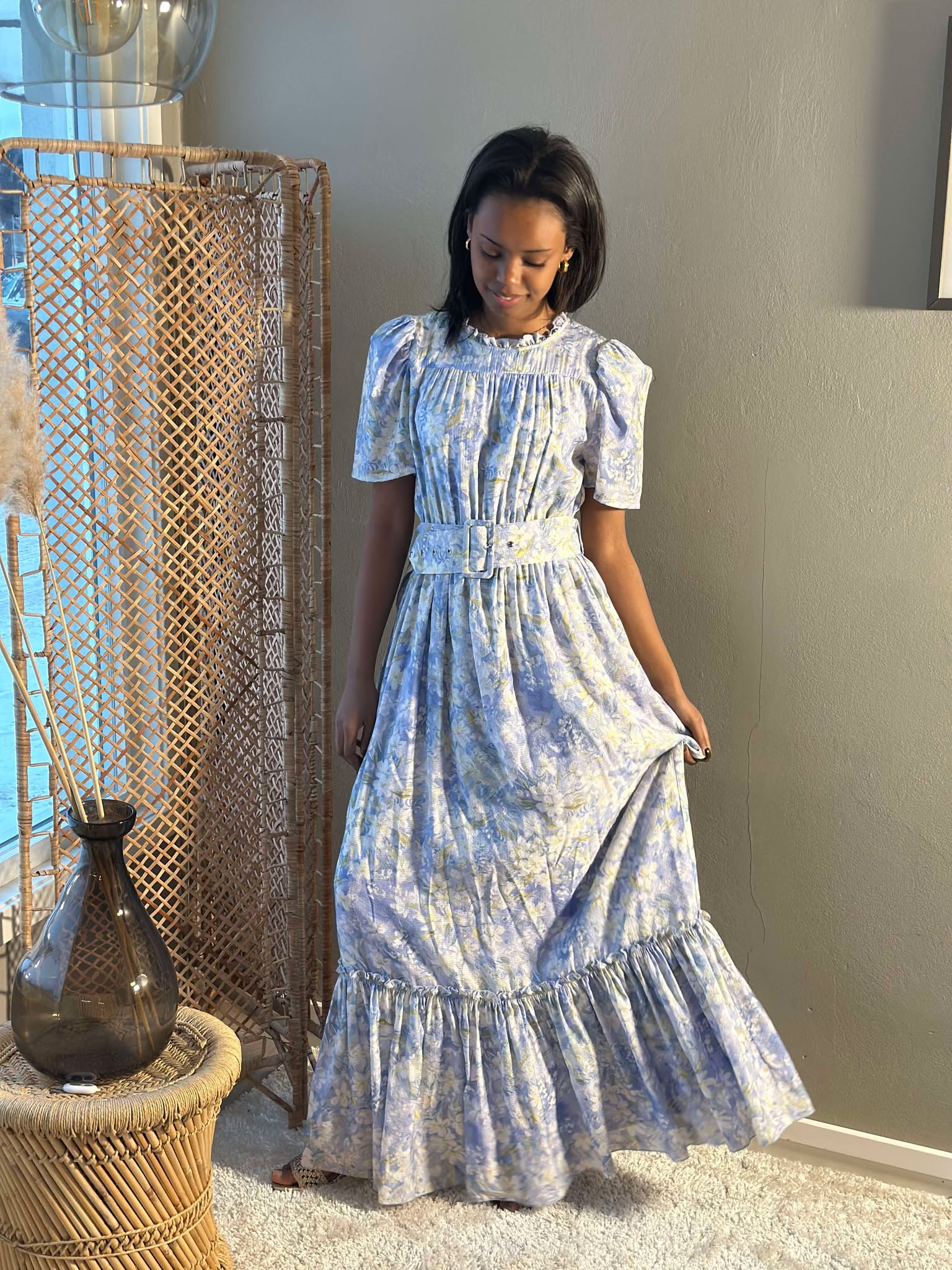 Sophie Puff Maxi Dress