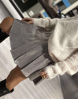 Laurina Herringbone Skirt