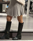 Laurina Herringbone Skirt