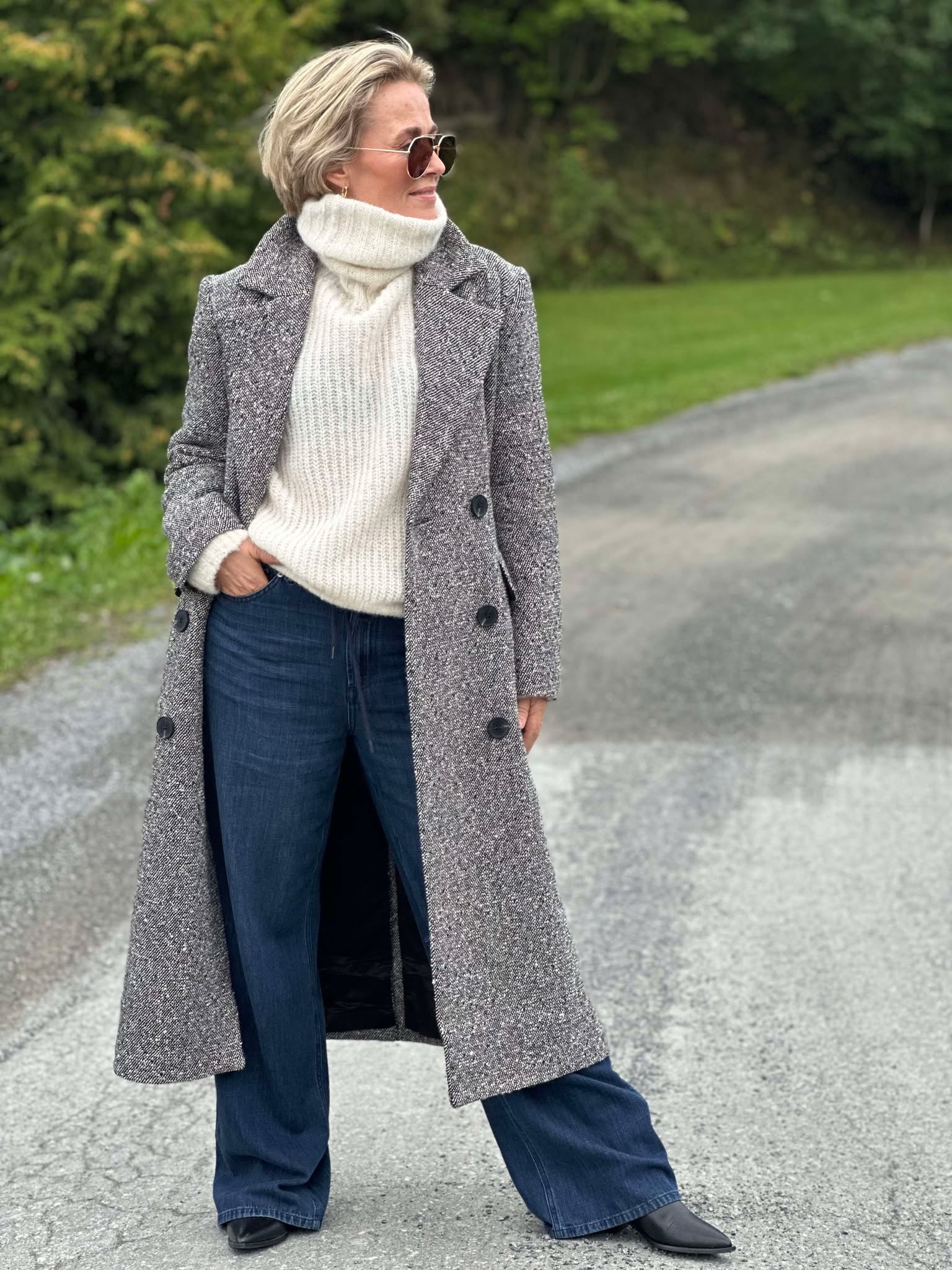 Yasha IW Lapel Coat