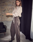 Zeppe Pleat Pant