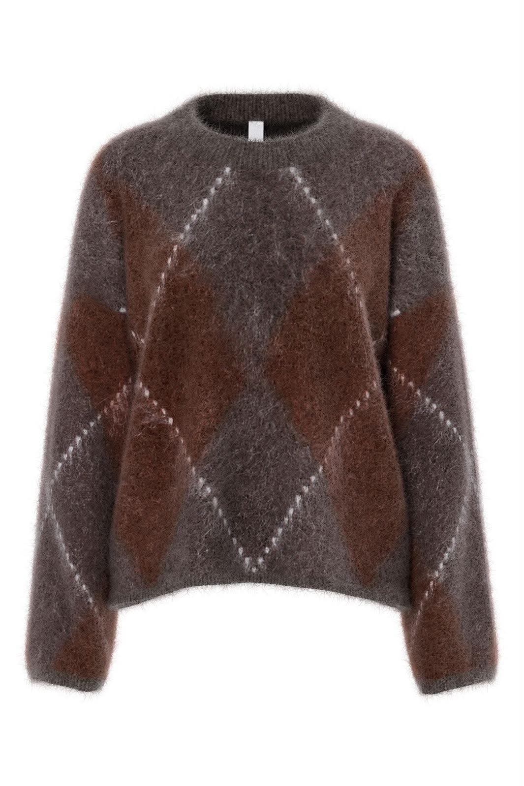 YASArgy LS Mohair Blend Knit Pullover