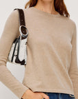 Cotton Cashmere Long Sleeve Tee