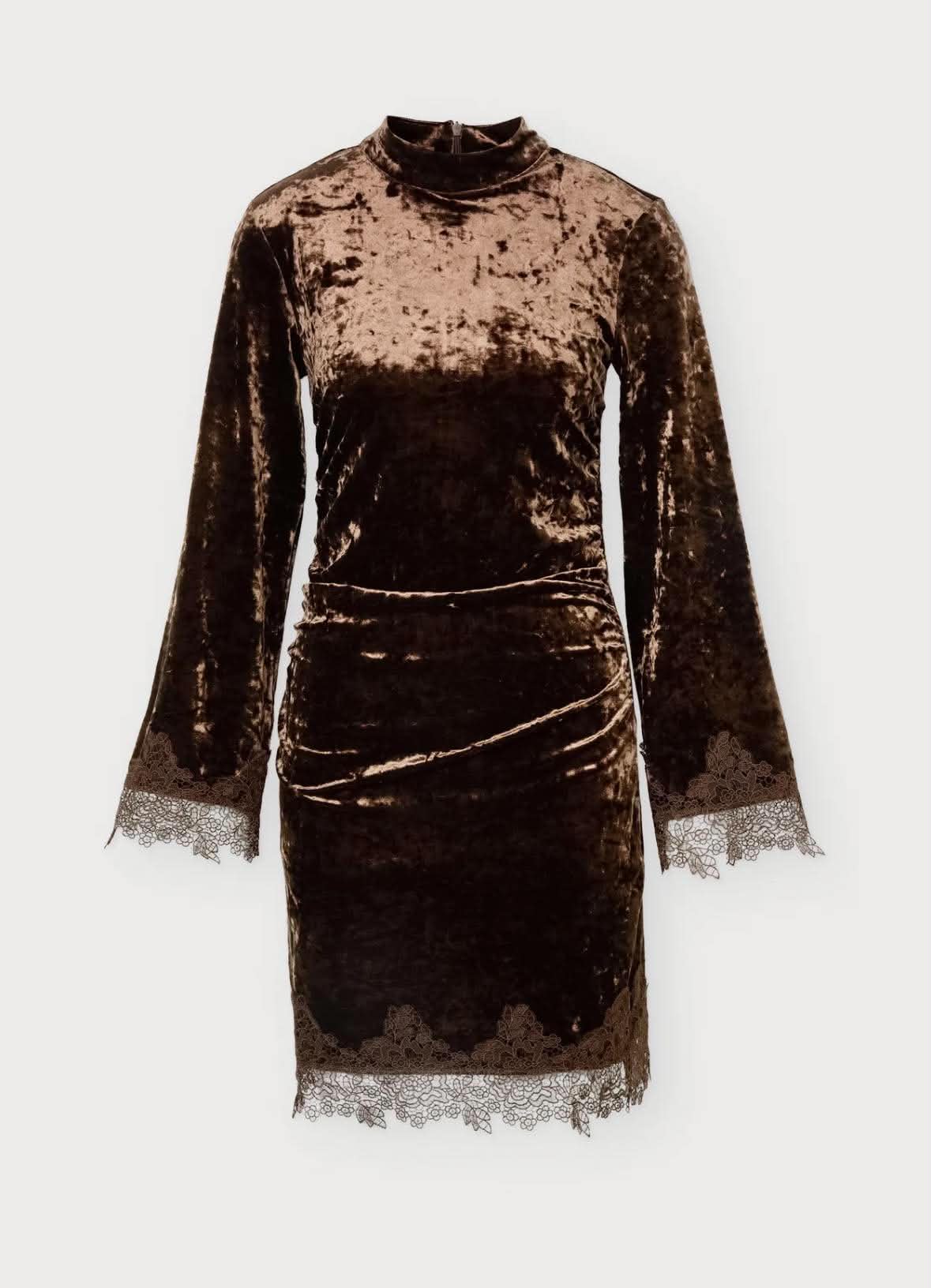 YASVellia LS Short Lace Dress