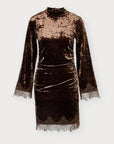 YASVellia LS Short Lace Dress