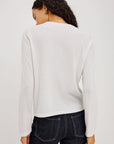 Cotton Cashmere Long Sleeve Tee