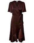 YASThea 2/4 Midi Wrap Dress