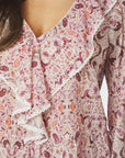 Ajda Paisley Dance Blouse