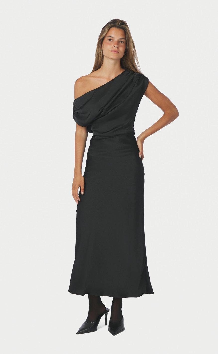 Lilith Heavy Sateen Dress