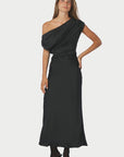 Lilith Heavy Sateen Dress