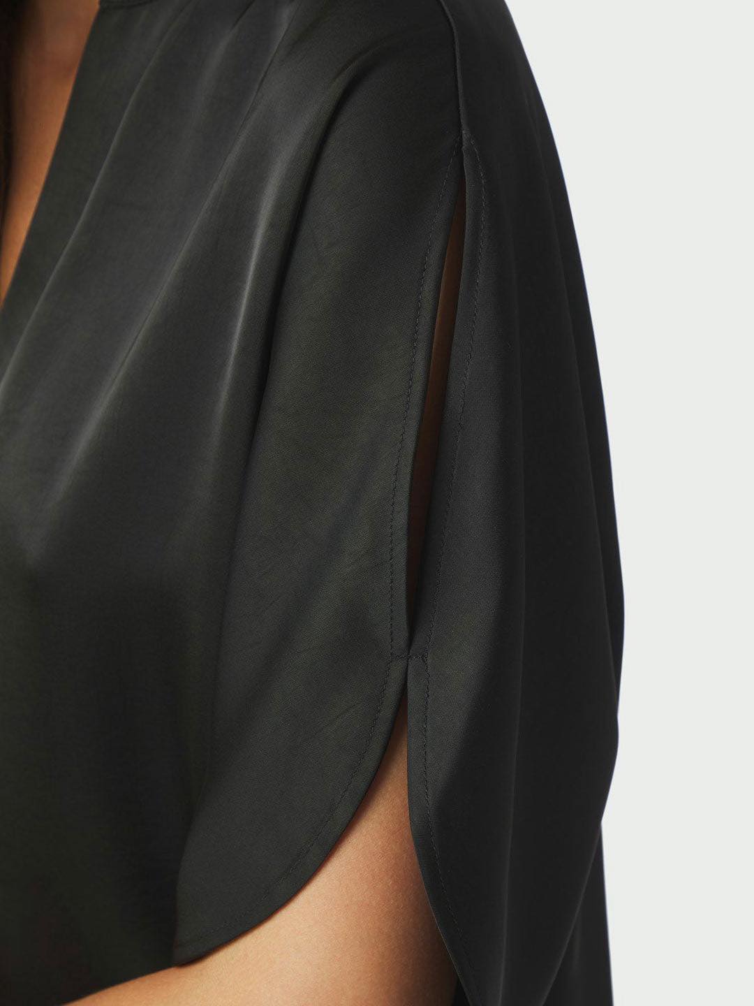 Anelle Heavy Sateen Blouse
