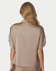 Anelle Heavy Sateen Blouse