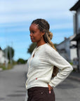Cardigan kabelstrikk