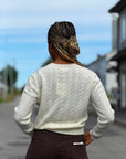 Cardigan kabelstrikk