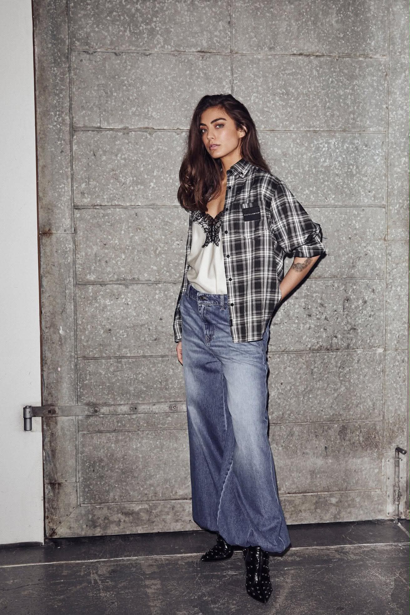 Denim Harem Pant
