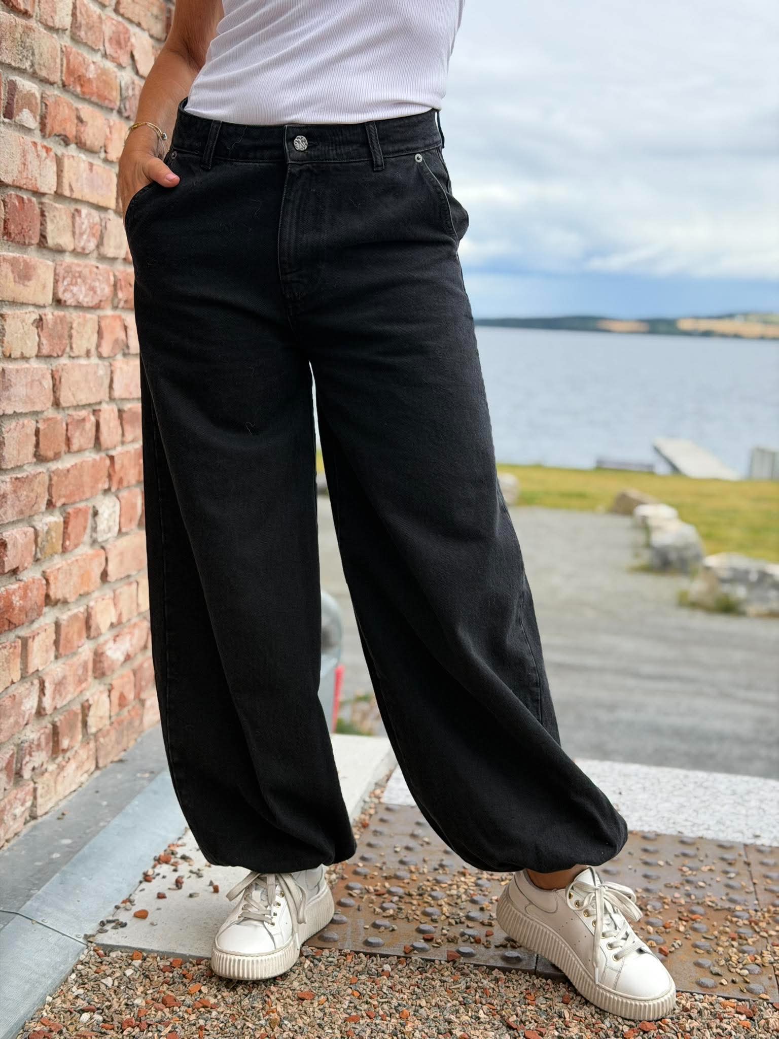 Denim Harem Pant