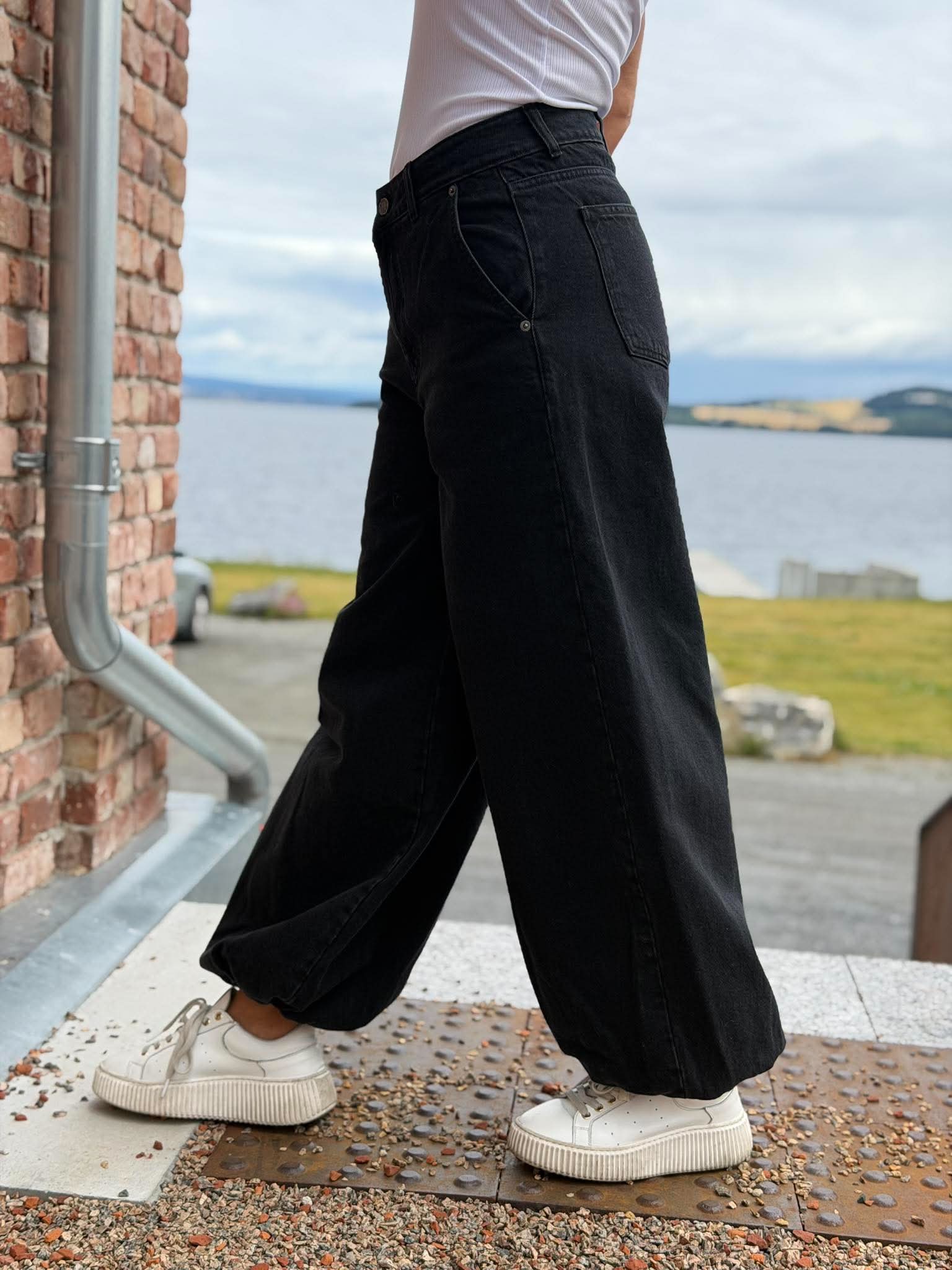 Denim Harem Pant