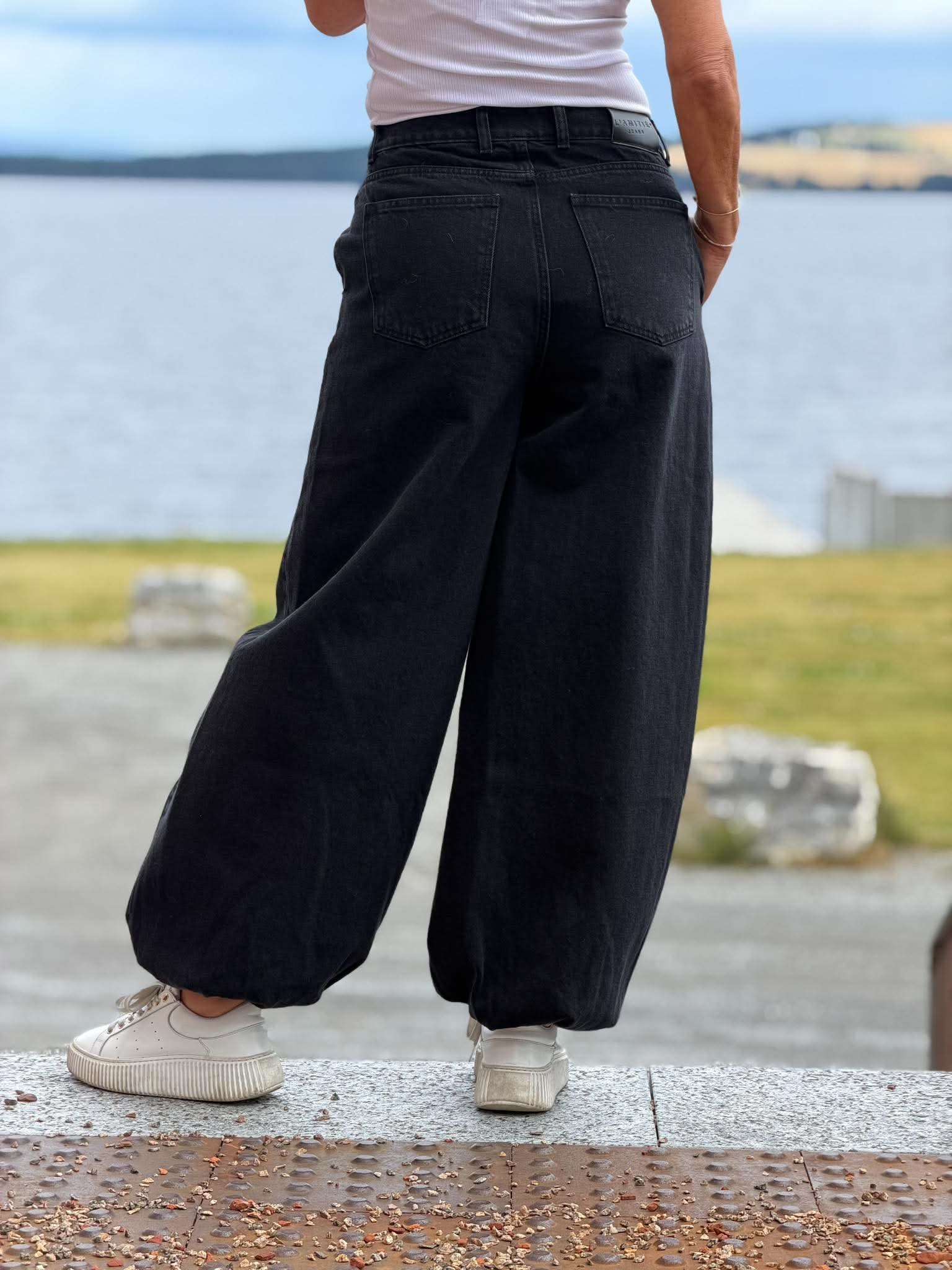 Denim Harem Pant