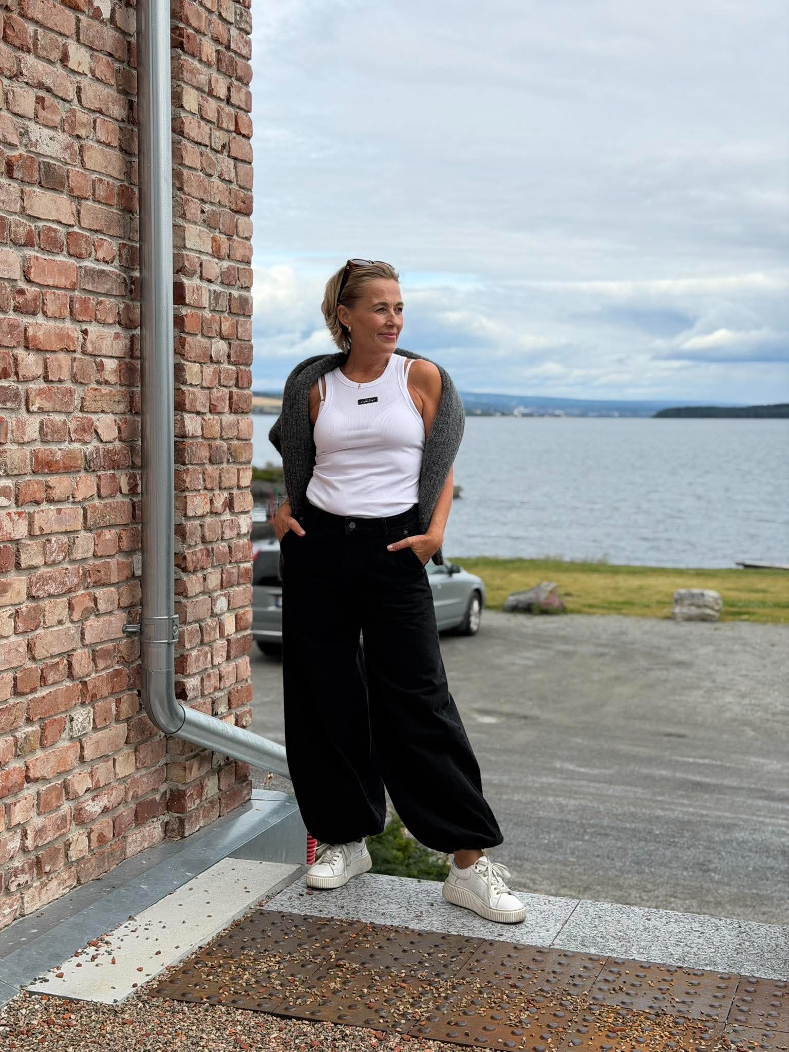 Denim Harem Pant