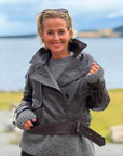 Leather Trench Jacket