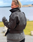 Leather Trench Jacket