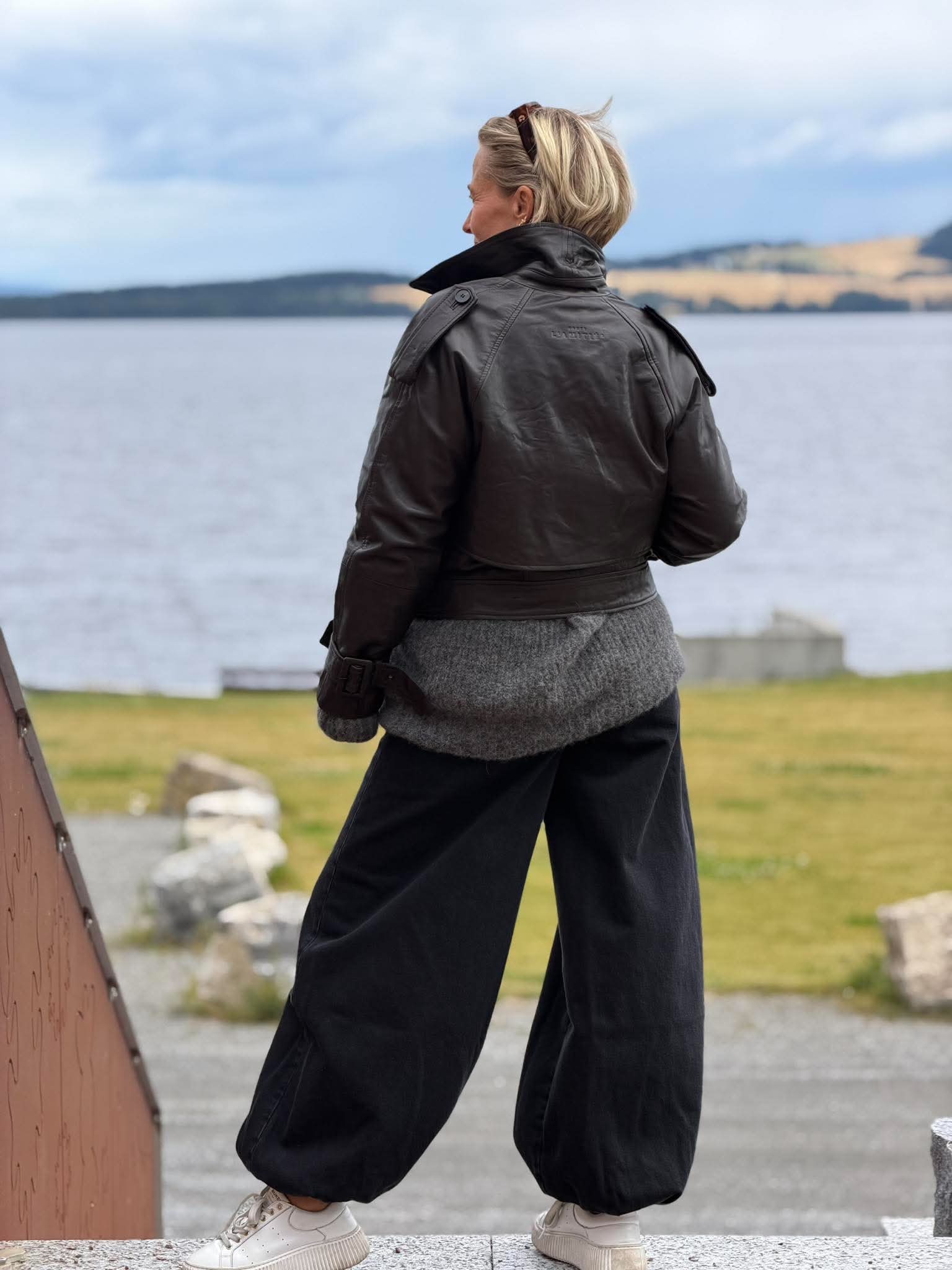 Leather Trench Jacket
