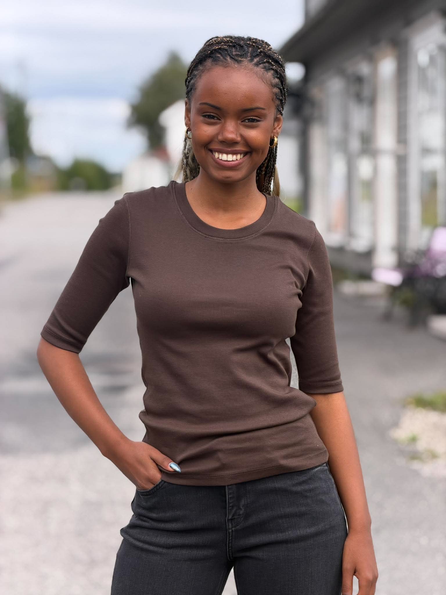 MM Mali o-neck 3/4 sleeve tee