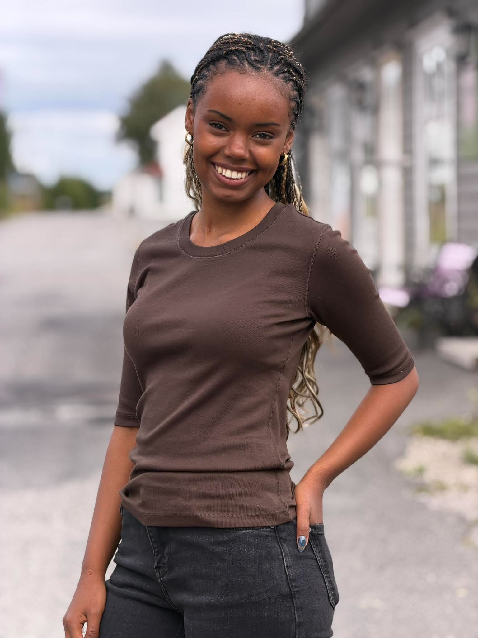 MM Mali o-neck 3/4 sleeve tee