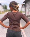 MM Mali o-neck 3/4 sleeve tee