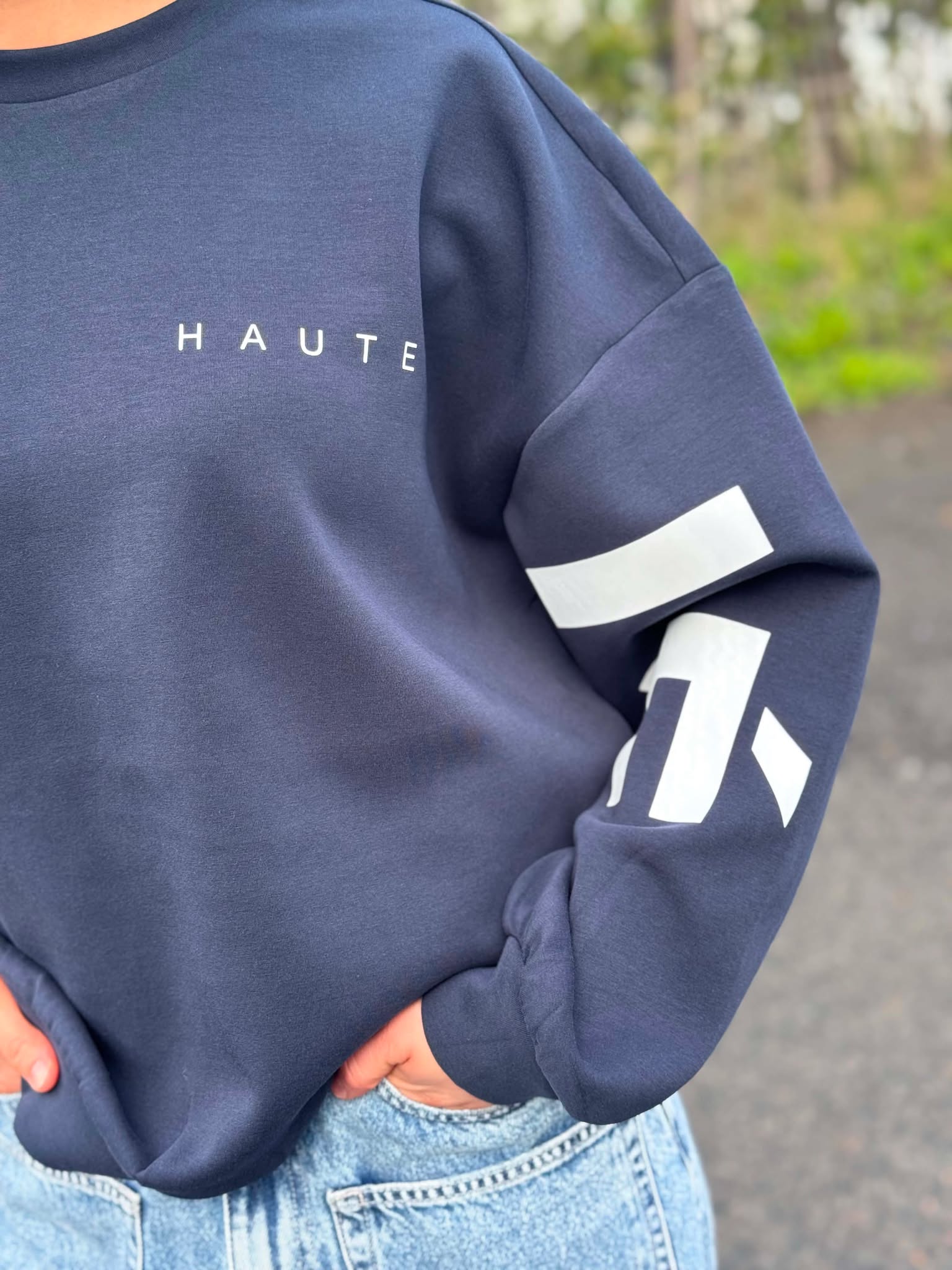 Maxi Split Logo Sweat